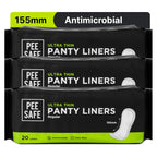 PEESAFE Panty Liners For Women Daily Use - 60 Liners | 155Mm Optimum Coverage (Small Size) | Cottony-Soft Surface| Keeps You Dry & Fresh All Day Long