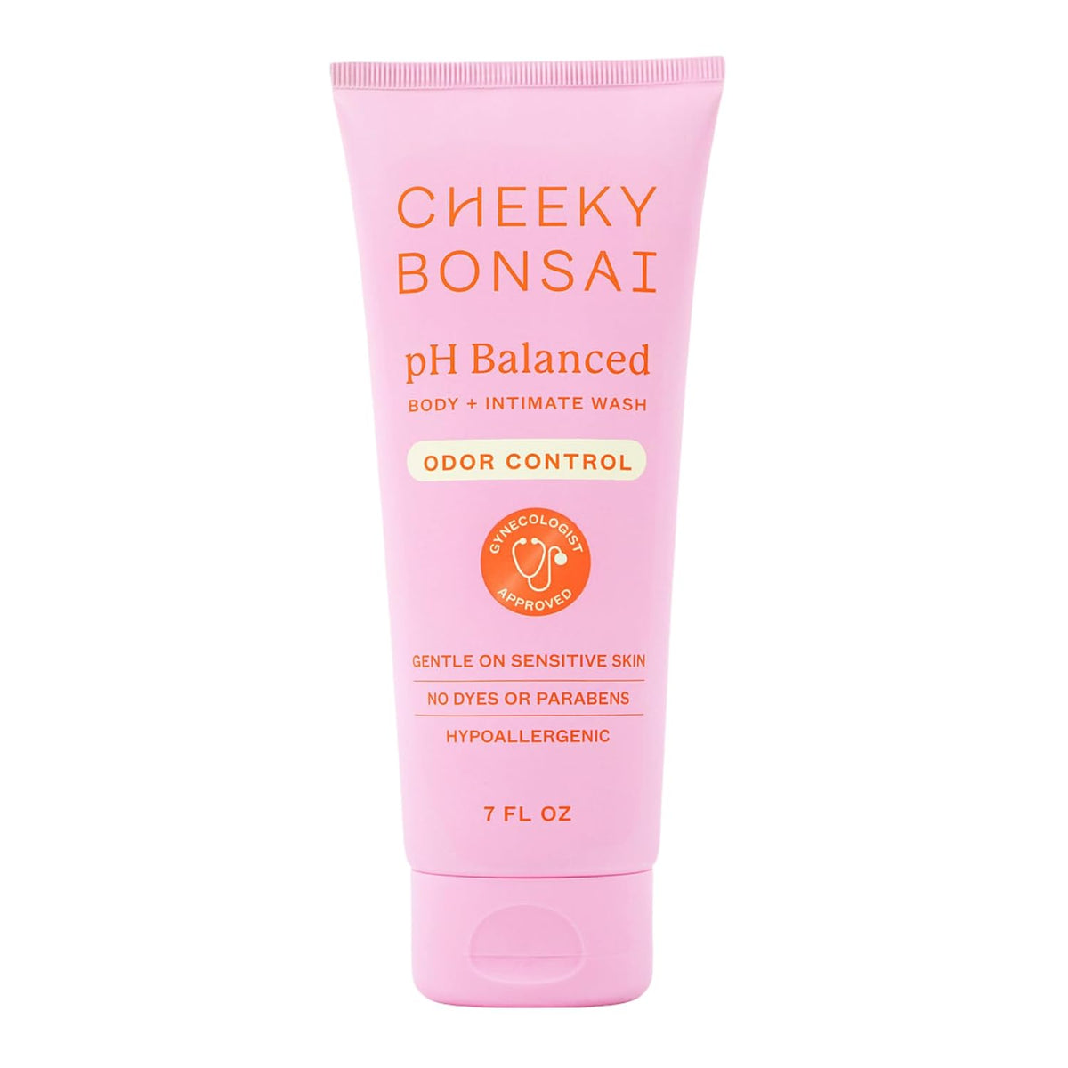 Cheeky Bonsai pH Balanced Feminine Wash for Women - Removes Odor - Gentle on Sensitive Skin - No Dyes or Parabens - Hypoallergenic - Gynecologist Approved (7 Ounces)