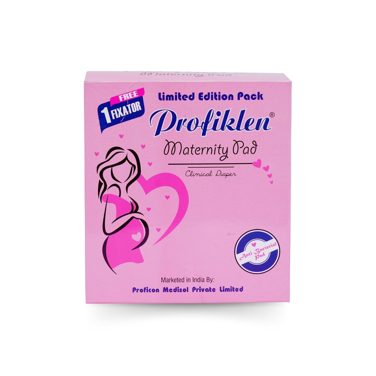 Maternity Pads After Delivery For Women | Ultra-Absorbent 4 Maternity Pads/Pack + 1 Fixator | Organic Cotton Delivery Pads Made For Heavy Flow, Postpartum Flow & Overnight flow (Pack Of 1)
