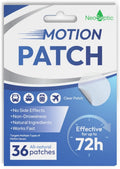 Motion Patch - Effective for Up to 72 Hours - No Side Effects - Non-Drowsiness Natural Ingredients for Motion Sickness (36 Count)