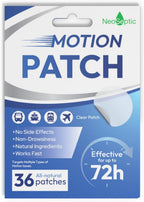 Motion Patch - Effective for Up to 72 Hours - No Side Effects - Non-Drowsiness Natural Ingredients for Motion Sickness (36 Count)