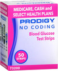 No Coding Blood Glucose Test Strips - 50 Strips, Pack of 5