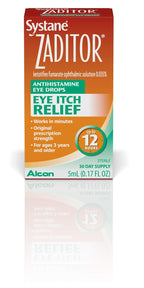 Zaditor Systane Eye Itch Relief Antihistamine Eye Drops 5 mL