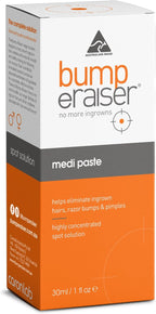 Bump eRaiser Medi Paste 30ml – Targeted Spot Care for Ingrown Hairs, Pimples, Razor Bumps and Razor Burns