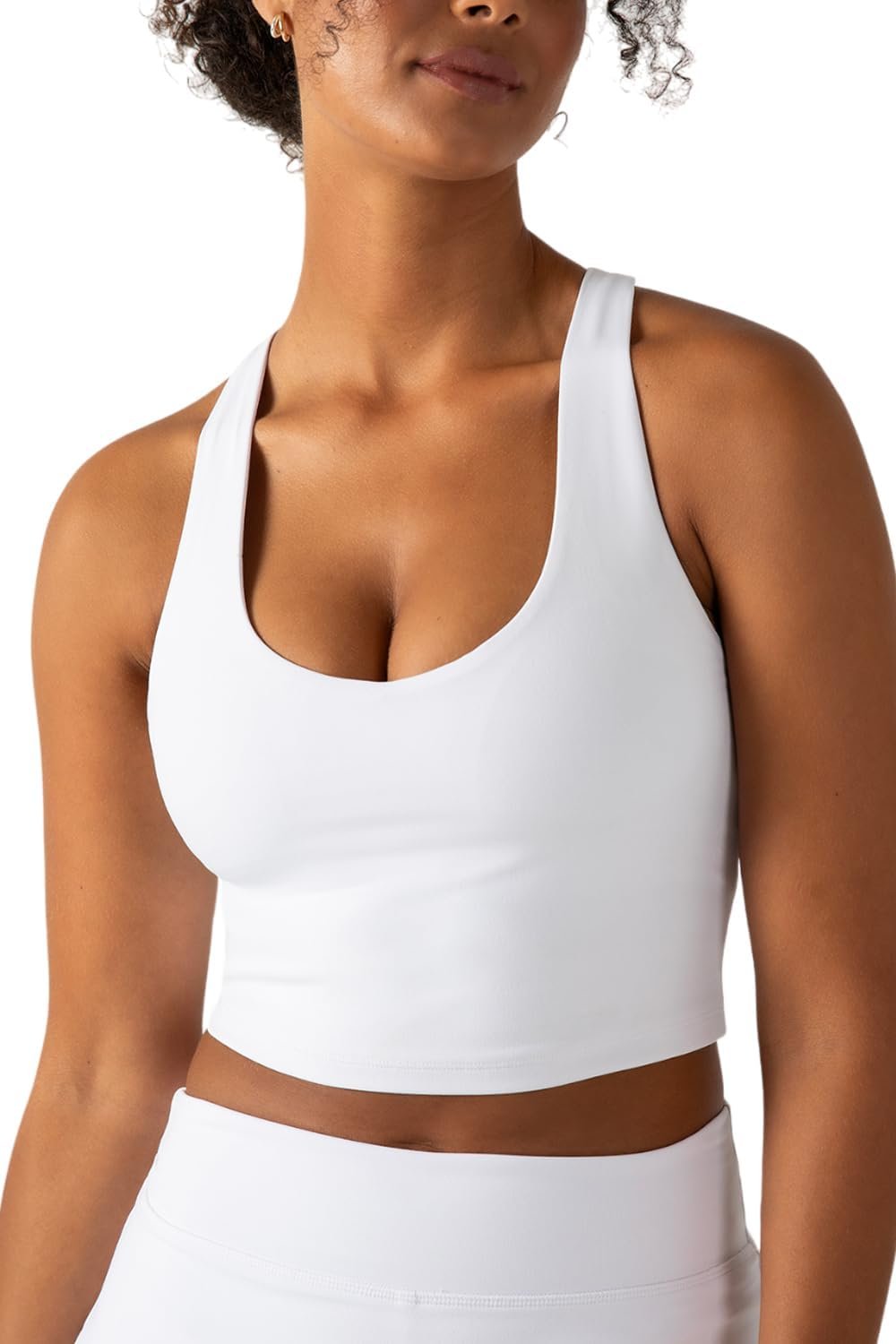 YITTY Active Sports Bra Tank, Tank Top for Women with Built-in Bra, Racerback, Removable Cups, Low-Impact Yoga and Gym