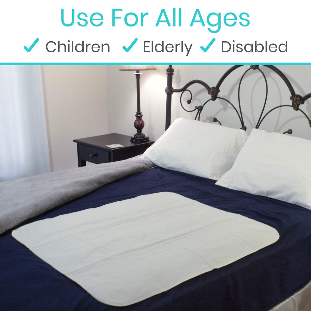 Salma's Tinytots Quick Dry, Leak Proof Incontinence underpads for Adults, Reusable Underpad,Washable Incontinence Bed Pad, Mattress Protector Or Bed Protector for Baby, Adults, Patients(34*36inches)