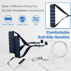 Shoulder Pulley for Physical Therapy, Pulleys for Shoulder Rehab Over Door, Shoulder Pulley Over The Door Physical Therapy, Door Pulleys For Physical Therapy, Arm Pulley, Over The Door Pulleys - White