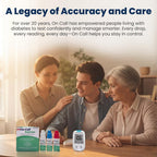 Glucose Control Solution Kit by On Call Express, Level 0, 1 & 2 for Blood Glucose Meters and Test Strips, Accuracy Check & Calibration Verification, 3-Pack Bottles, 2mL Each