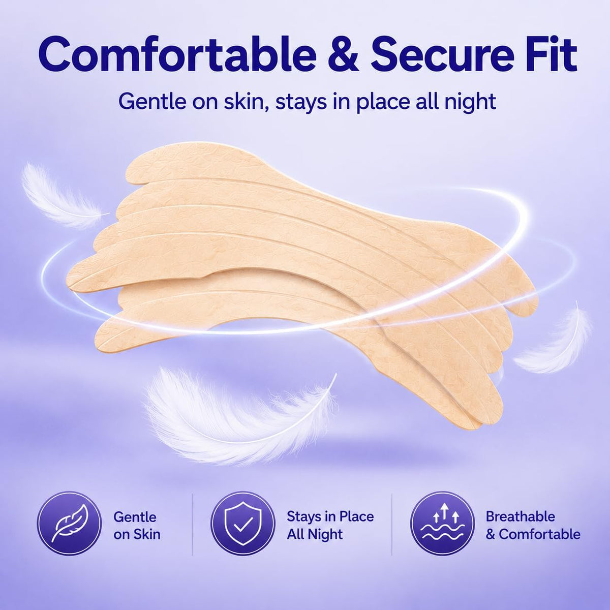 60PCS Extra Strength Nasal Strips for Snoring and Nasal Congestion Relief