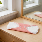 Healeved 2pcs Washable Reusable Cloth Period Pads Xl 25x33cm Coral Pink with Wings for Heavy Flow Postpartum Female Incontinence and Urine Leakage Maternity Care at Home and Travel
