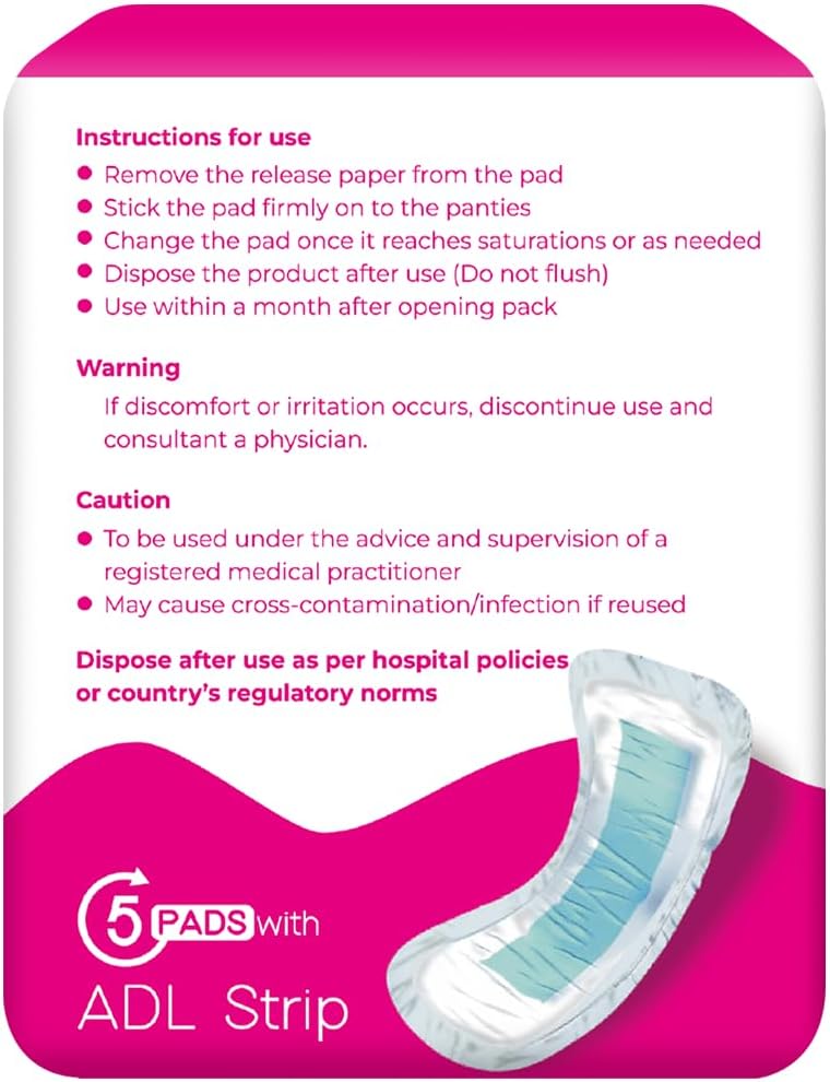 Maternity Pads Postpartum High Absorbency 340 ml 5 pads