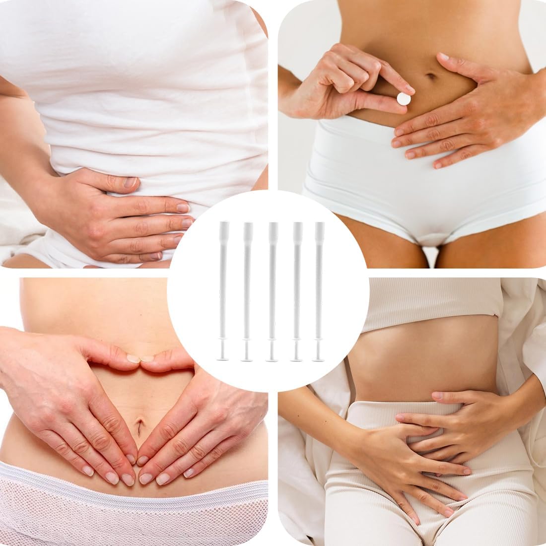 10 Vaginal Applicators, Compatible with Most Vaginal Eggs, Creams & Gels, Individually Packaged