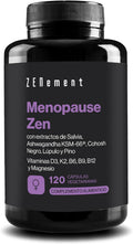Day & Night Menopause Formula - 11 Active Ingredients: Sage, Ashwagandha KSM-66, Hops, Pine, Black Cohosh, Vitamins D3 K2 B6 B9 B12 and Magnesium - 120 Capsules, Soy Free - Zen Menopause
