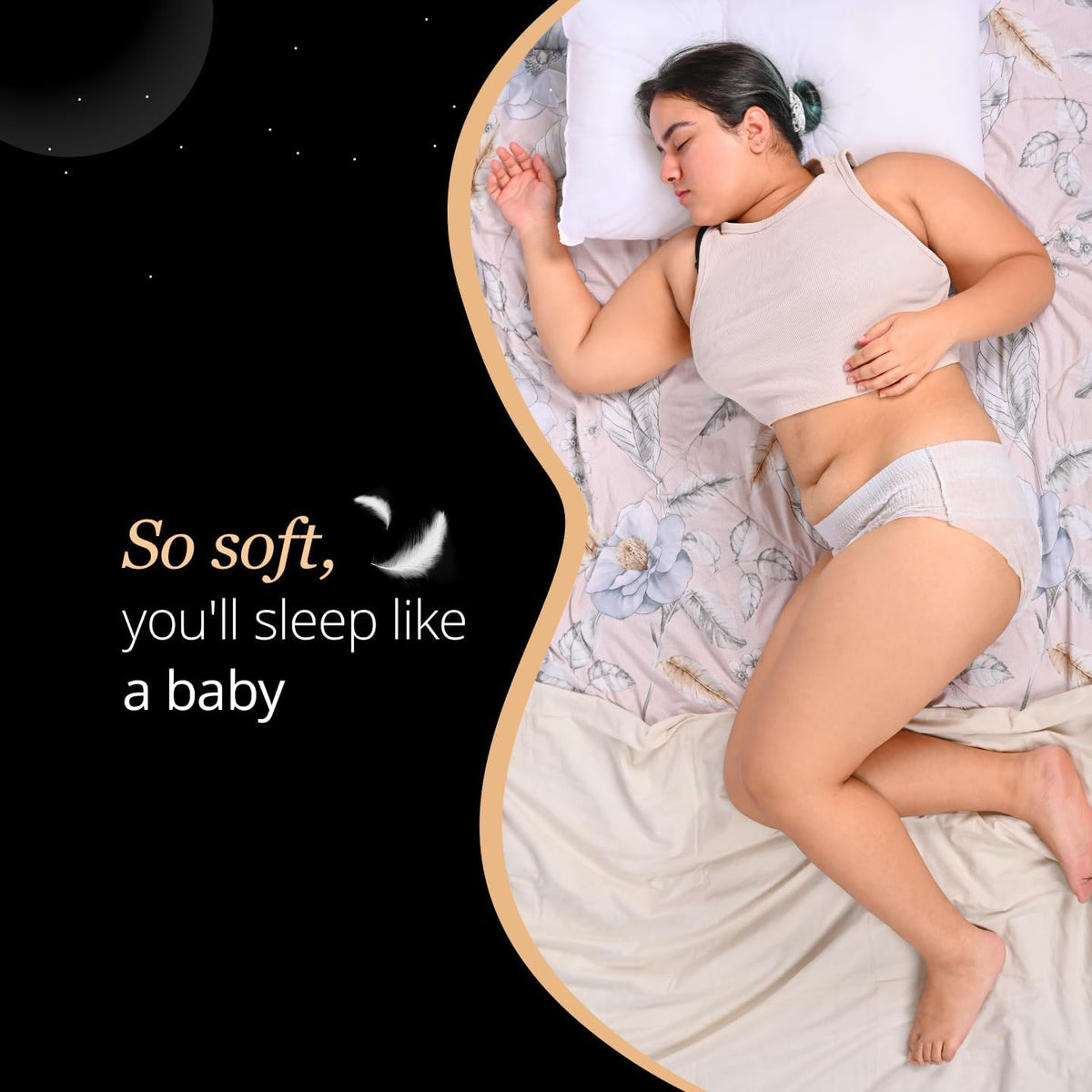Carmesi Disposable Leak Proof Underwear for Women | Ultra-Absorbent, Rash-Free & Comfortable | Secure Fit for Heavy Flow & Overnight Protection | Size XL-XXL, Waist 37-46 in (4 Count)