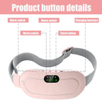 Heating Pad for Period Cramps, Three-Speed Adjustment?Portable Cordless Rechargeable Heating Pad for Menstrual Pain Relief Electric Heat Belt,Gifts for Her Women Girl Wife (Pink)