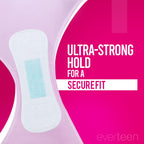 everteen Panty Liners for Women, 60 Liners 185mm with Aloe Vera & Neem, Less than 1mm Ultra thin Cottony Soft Pantyliners, Prevents White Discharge & Rashes, Comfort on Non Period Days