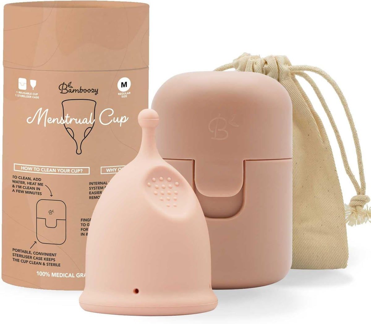 BPA Menstrual Cups and Discs Silicone Reusable