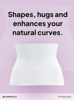 Farmacell Waist Cincher for Women, Tummy Control Seamless Shapewear, Made in Italy, 605
