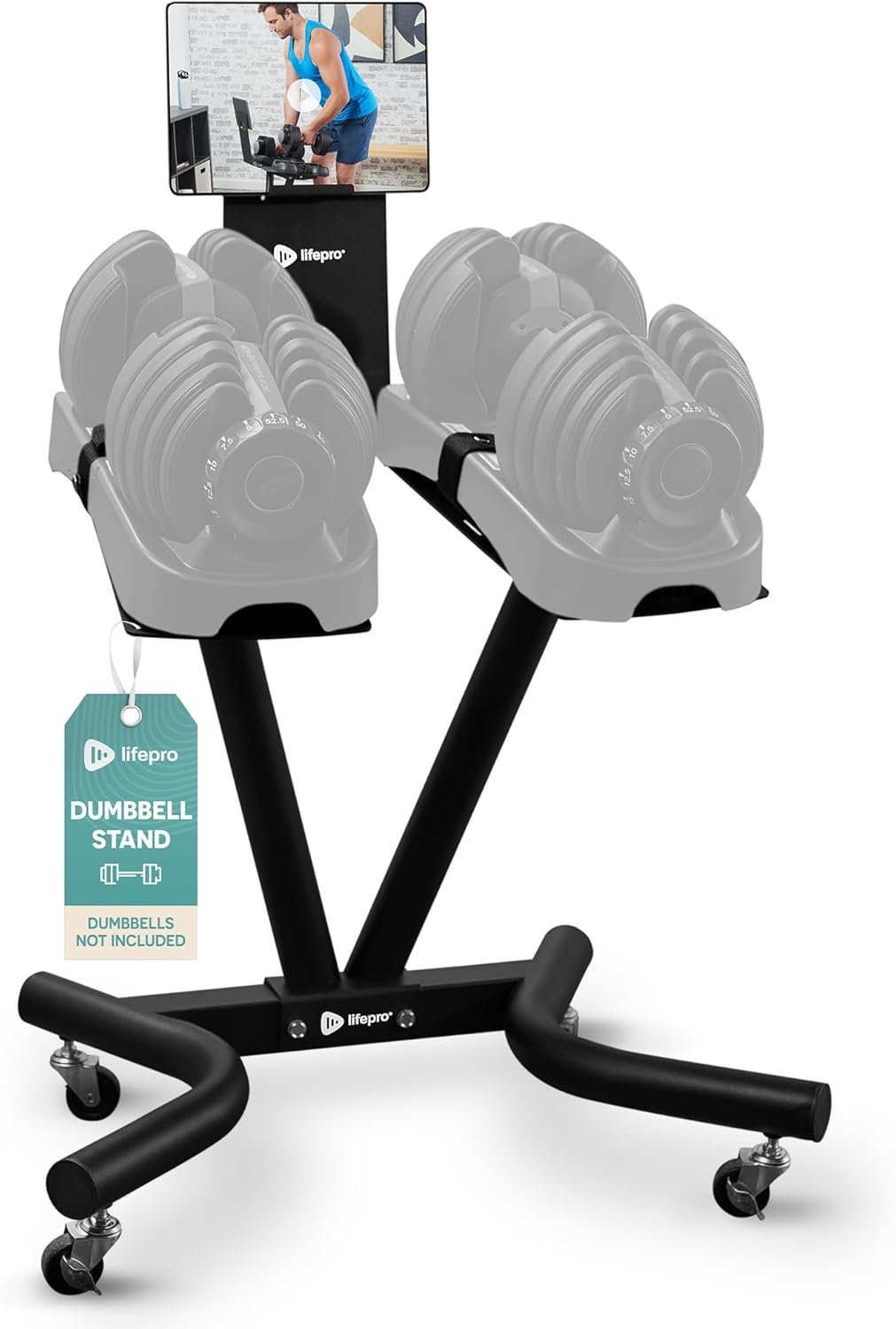 Lifepro Adjustable Dumbbell Stand Weight Stand for Dumbbells Home Gym