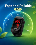 HOLFENRY Pulse Oximeter Fingertip - Large Display Oxygen Monitor Fingertip with Fast 5-8s Reading for SpO2/Heart Rate/PI, Accurate Pulse Ox for Home/Sports/Travel, Batteries & Lanyard Included