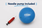 CIZEBO 6" or 8" Pilates Ball, Small Exercise Ball and Air Pump Yoga Core