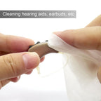 120 Count Hearing Aid Wipes Individually Packaged Cleaning Towelette with Cleaning Tools for Hearing Amplifier