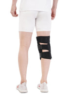 CUREWRAP Adjustable NEOPRENE HINGED KNEE BRACE UNIVERSAL SIZE (14.8" 24.4") for Men & Women| Knee Support Pain Relief, ACL, Meniscus, Ligament Tear, Arthritis, Post-Surgery, Injury & Sports Recovery | 12.5 INCH Long Knee Stabilizers