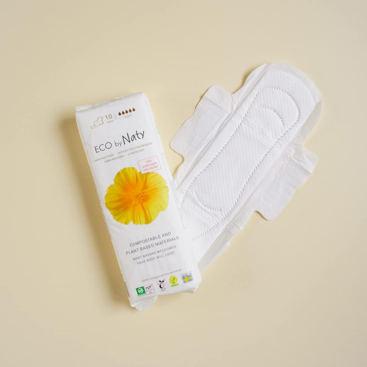 Naty Sanitary Pads Organic 12 pieces