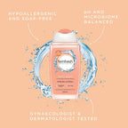 Femfresh Daily Intimate Wash - 250ml, pH & Microbiome Balanced, With Aloe Vera & Calendula Extracts, 94% Natural Origin Ingredients, Hypoallergenic & Soap-Free, Gentle Feminine Body Wash for Freshness