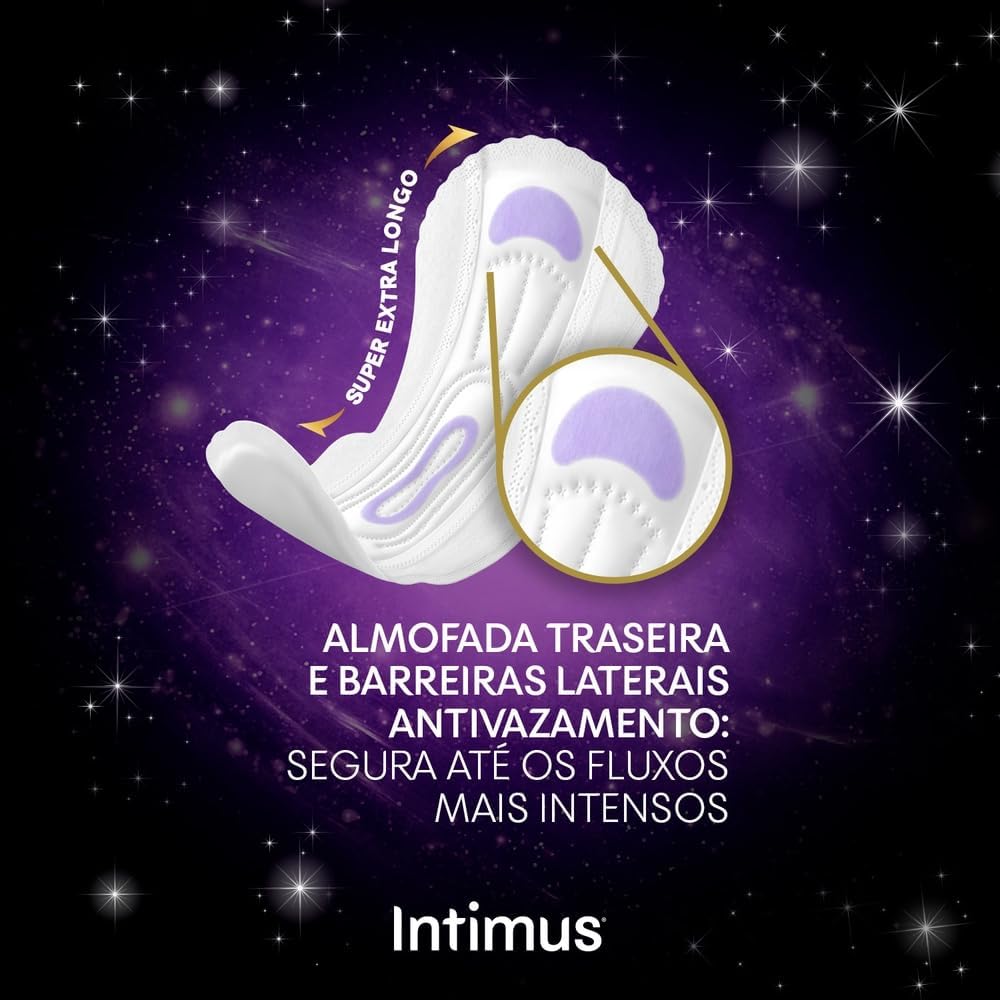 Intimus Sanitary Pads With Wings Overnight 10 pieces
