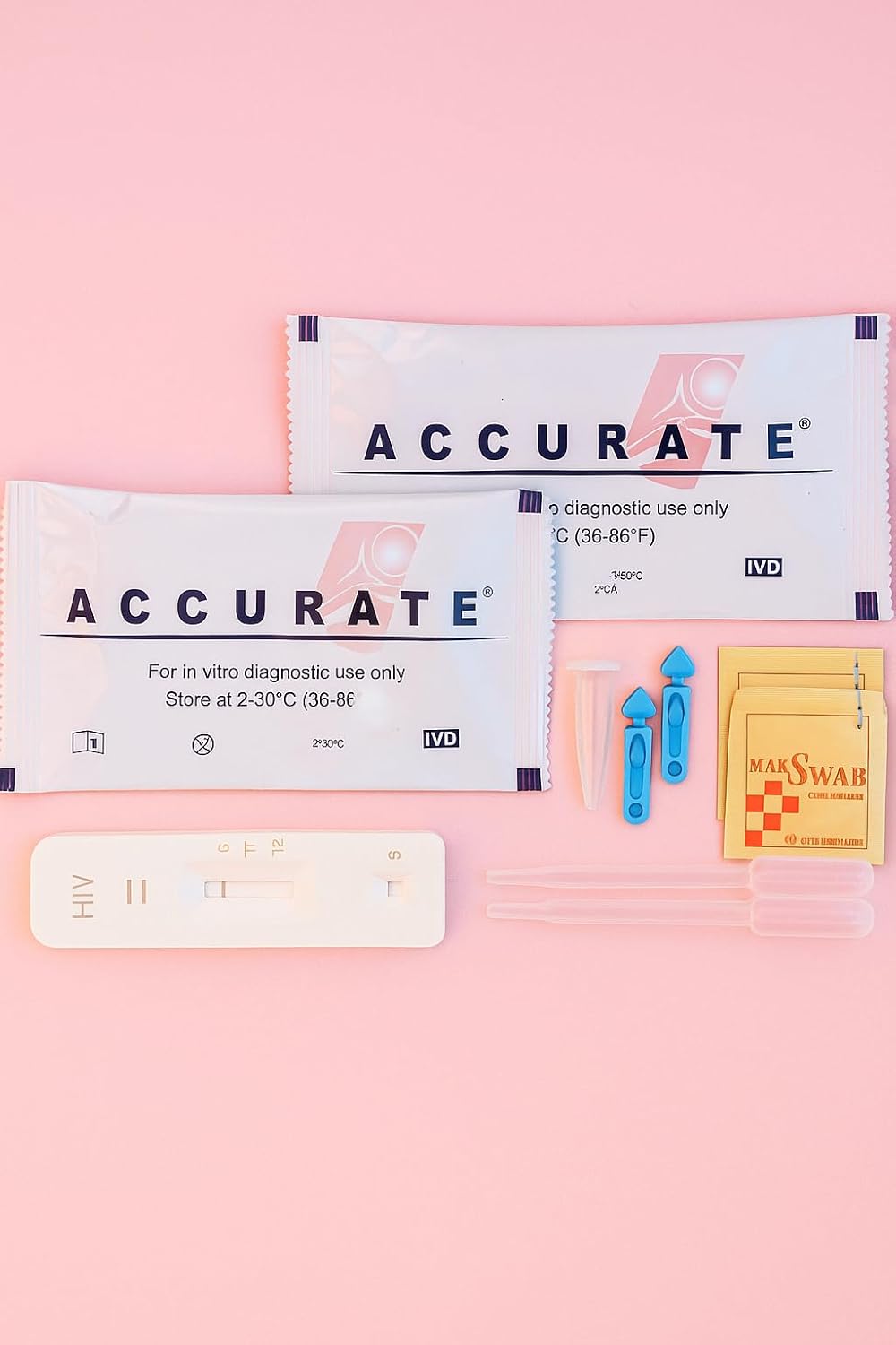 HIV Rapid Results Home Test Kit