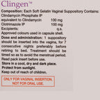 Clingen - Strip of 7 Suppositories