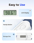 femometer Oral Thermometer for Adults and Kids, Flexible Tip