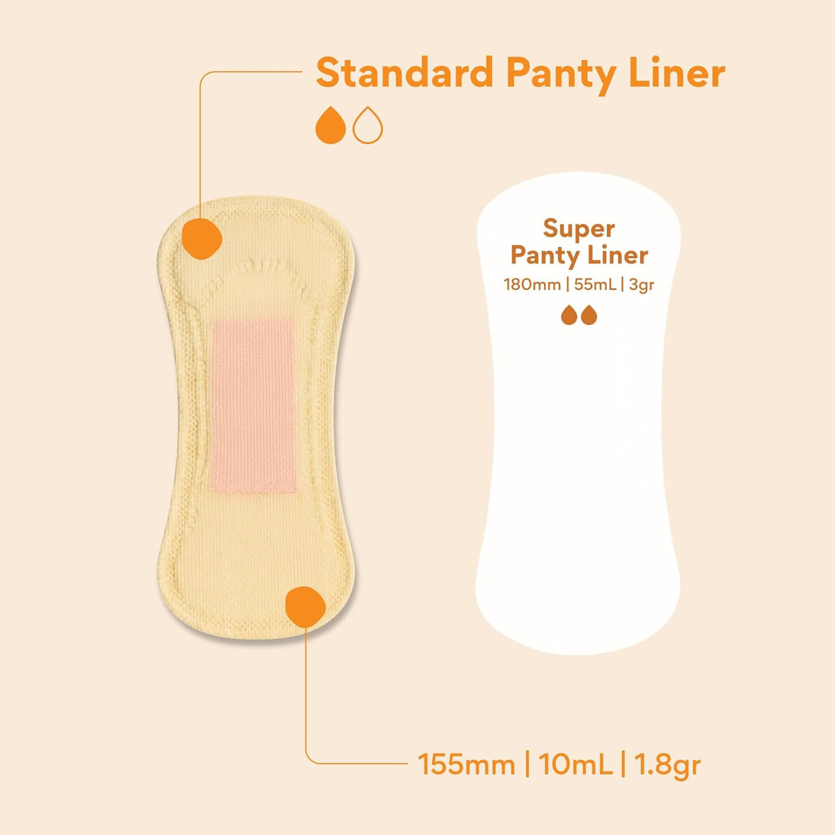 Panty Liners 30 pieces