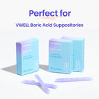 VWELL MaxComfort Tapered Vaginal Rectal Suppository Applicator Fits Most Prescription Capsule, Tablet, Pill, Gel, Cream (Universal)