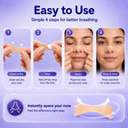 60PCS Extra Strength Nasal Strips for Snoring and Nasal Congestion Relief