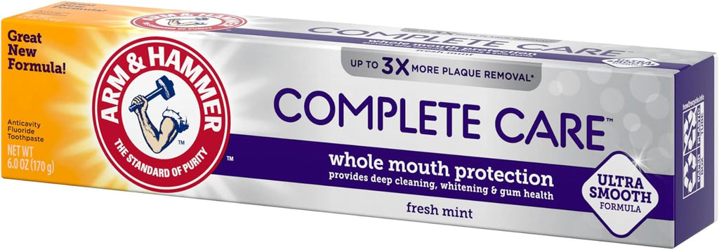 ARM & HAMMER Complete Care Toothpaste, Fresh Mint, 6.0 oz