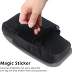 Phone Holder for Running, Walking, Workout, Under 7 in Armband Smartphone Holder, Phone Pouch Cards Keys Wallet, Gym Sports Arm Bands Sleeve Fit Women Men(Color:Black)