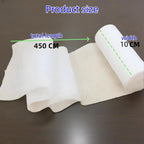 10Pcs Elastic Stretch Gauze Bandage ， 10cm X 4.5m Medical Grade Sterile Gauze, Self-Adherent Pressure Wrap For First Aid, Wound Care, Sports Injuries & Sprains