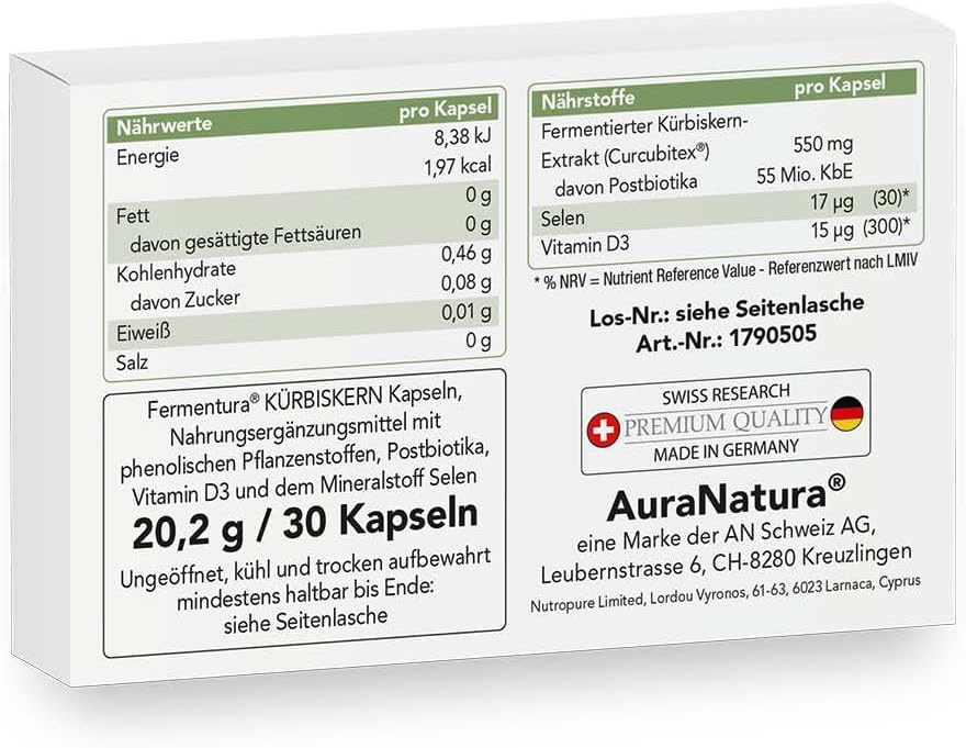 Fermentura Dietary Supplements 30 capsules
