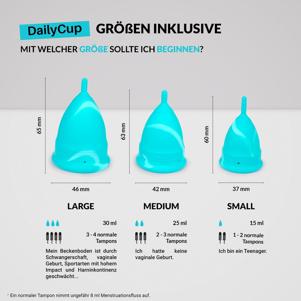 Daily Menstrual Cups and Discs Sterile