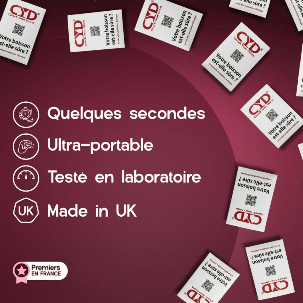 Test Drogue Anti-GHB Environmental Test Kits 5 tests