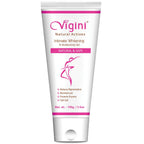 VIGINI Natural Vaginal Lubricating Lubrication Lube Lubricants Moisturizer Water Based Gel 100g | Non Itching Dryness Non Sticky Staining Sulphate Paraben Free Hypoallergenic for Women