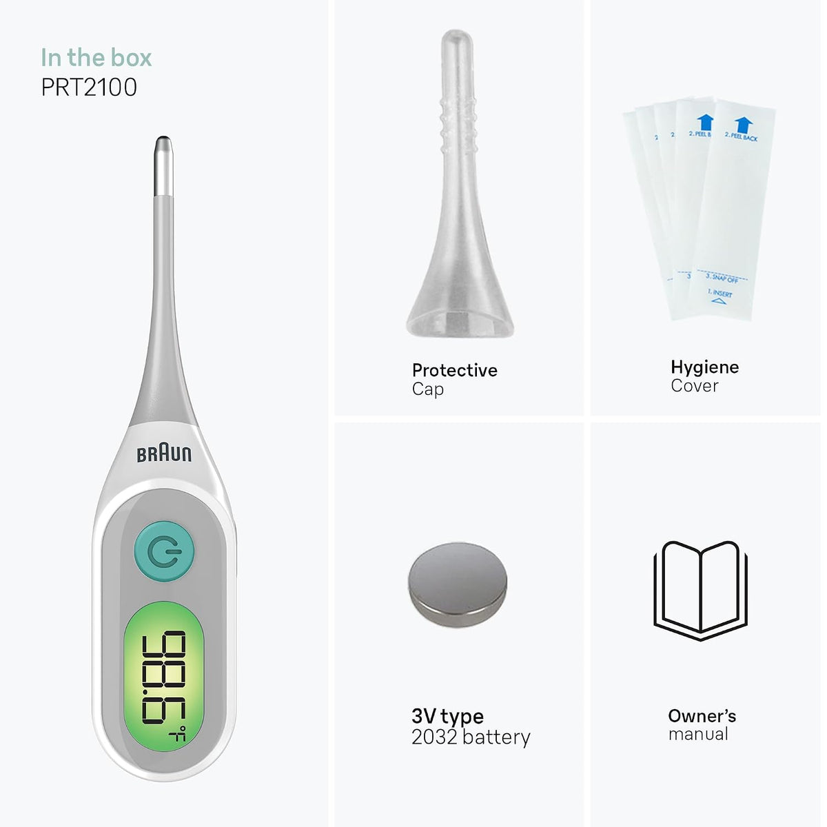 Braun Digital Thermometer for Adults, Baby, Toddlers & Kids