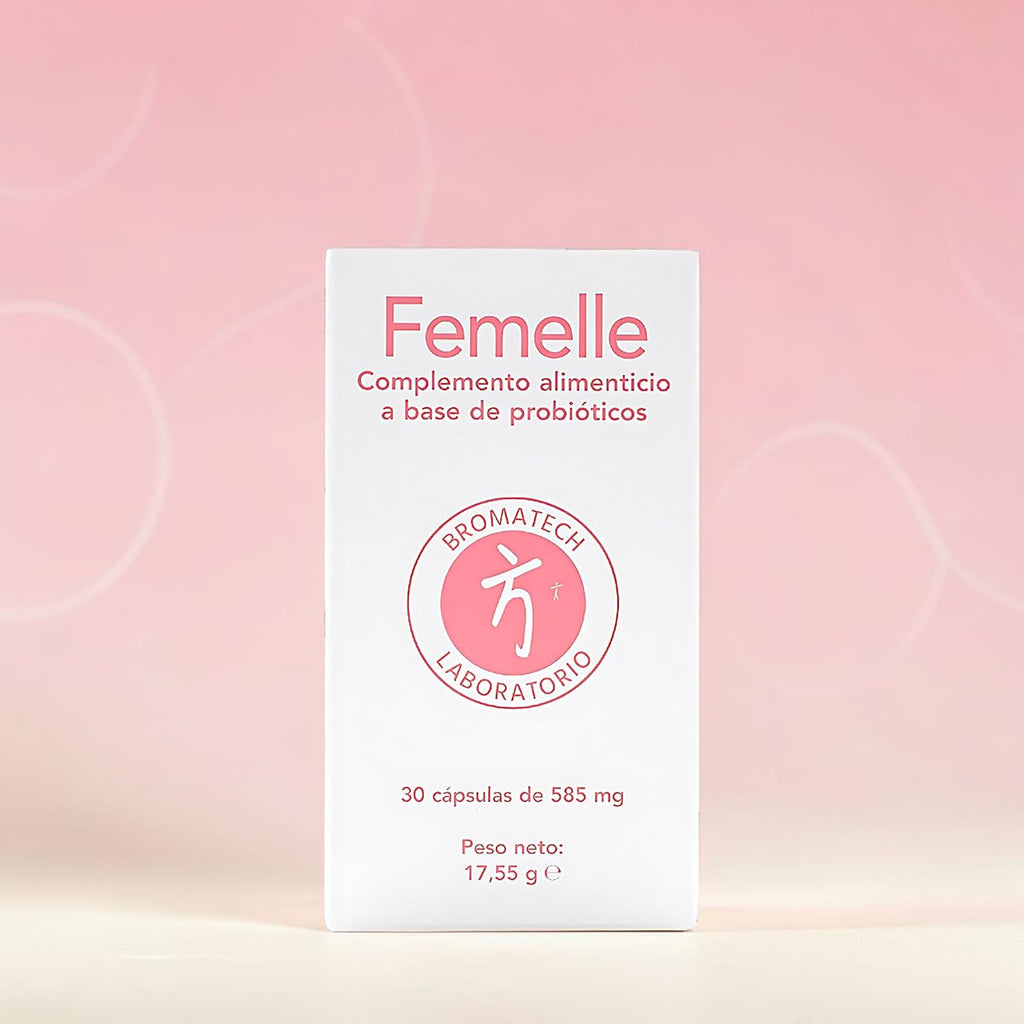 Bromatech Femelle 30 Capsules - With Lactobacillus for Microbiota Balance - Specific Probiotic for Vaginal Flora and Intimate Health - Cystitis and Candidiasis Prevention