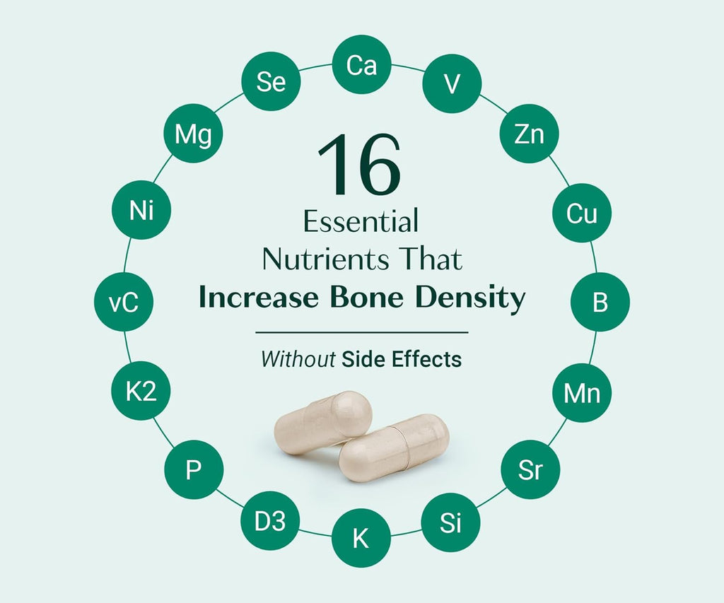 ALGAECAL Plus Calcium Supplement for Bone Density, with D3 K2, 120 Caps
