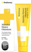 First Honey Wound Healing Ointment [ 1oz - 28.4g ] | 100% Active Leptospermum | Fast Relief & Skin Repair | Manuka Honey from New Zealand | Antibiotic Free Burn Care, Scar Gel, Dressing Aid