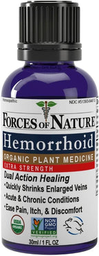 Forces of Nature Hemorrhoid Control Extra Strength (30ml) + Fissure Control (11ml) | Virtual Bundle