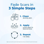 VitaMedica Silicone Scar Gel + Peptides - Medical Grade, 1 oz | For Old & New Scars, Acne, Surgical, Burn & Keloid - Reduces Redness & Itching - For Face & Body