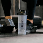 BlenderBottle Classic V2 Plastic Shaker Bottle 20 oz Clear/Black